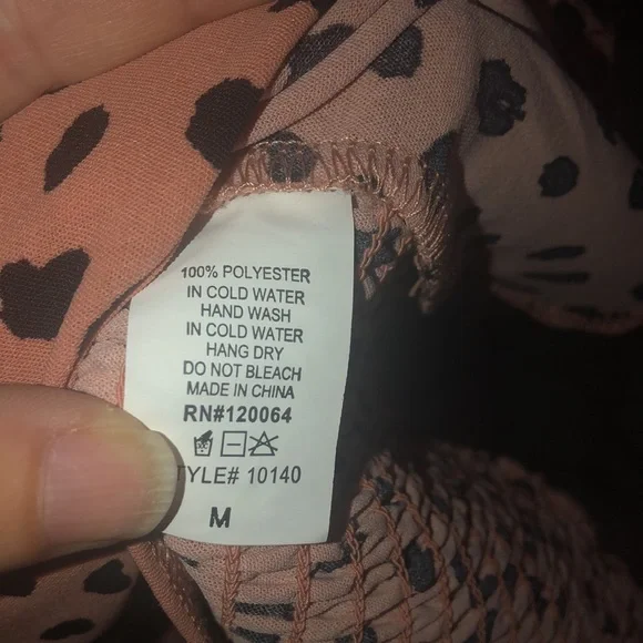 Peach Color Sexy Summer Dress - Picture 11 of 11